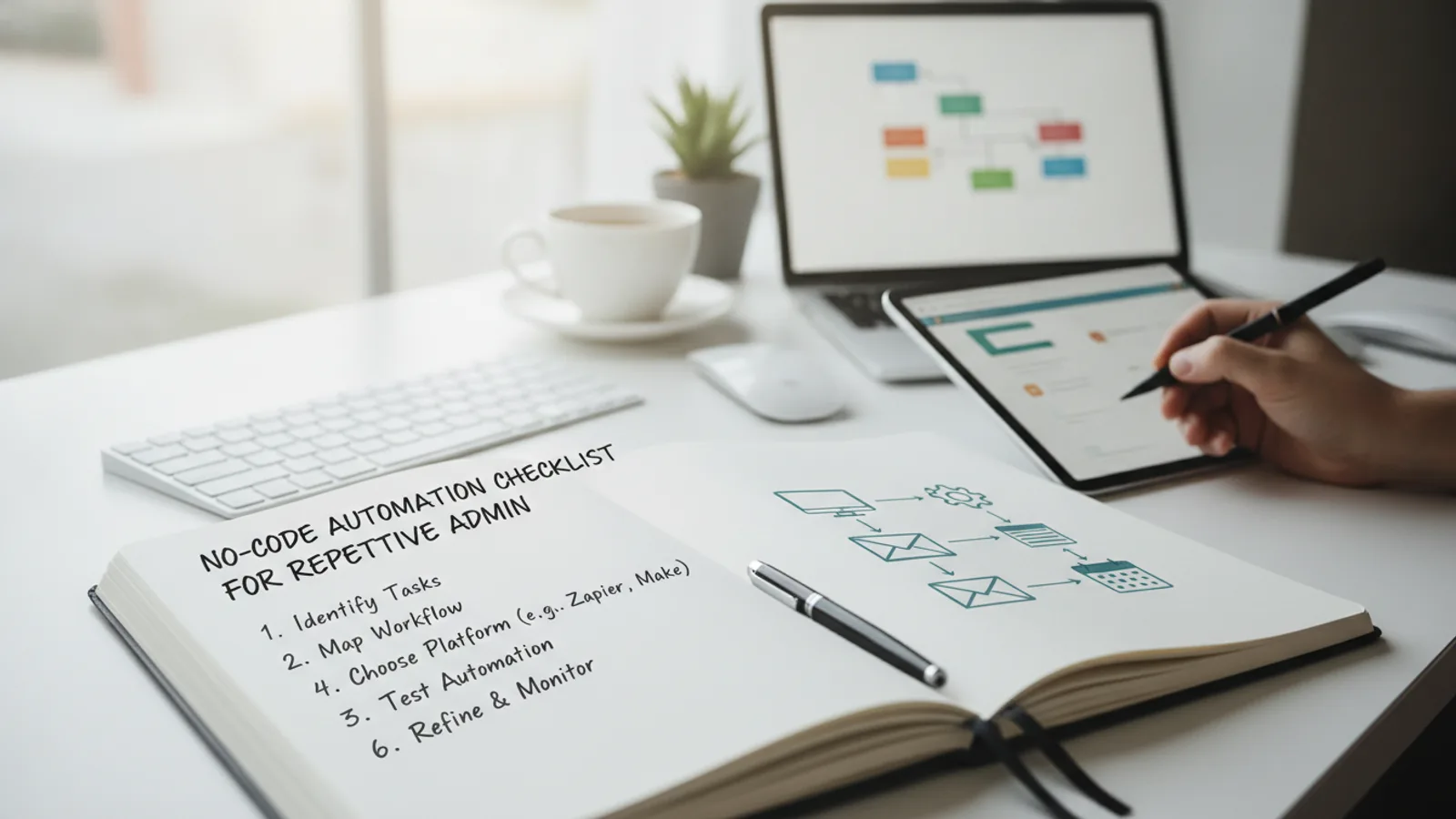 How To Plan A No Code Automation Checklist For Repetitive Admin cover image